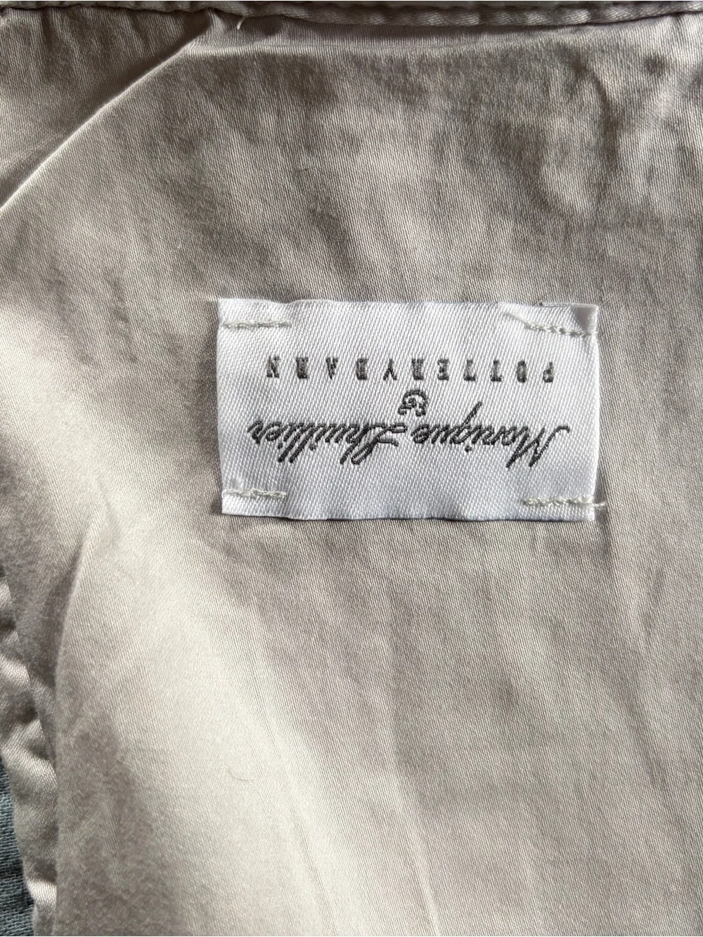 Pottery Barn duvet and shams with Subtle Floral design